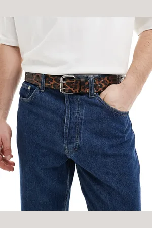 ASOS Cinturón con estampado de y estrellas pequeñas de -Multicolor
