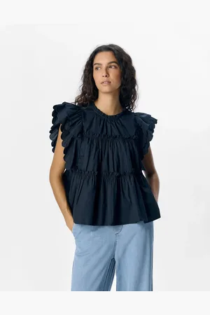 Object Top azul capitán de -Gris