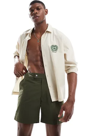 Ralph Lauren Shorts de baño clásicos de largo medio con logo de nailon Icon Lux Monaco de