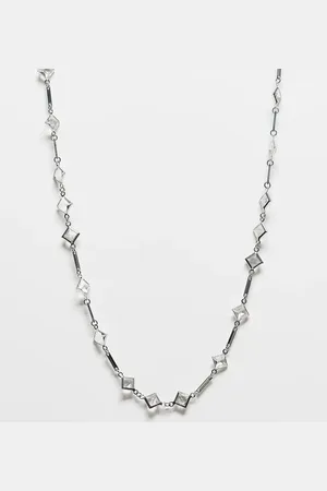 Reclaimed Collar unisex con detalle de piedras de