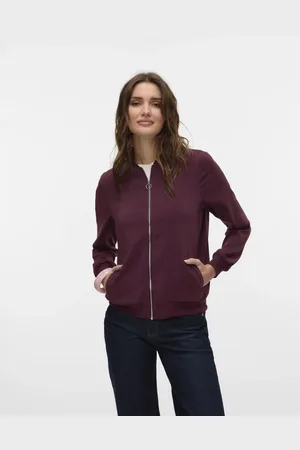 VERO MODA Chaqueta bomber rojo de