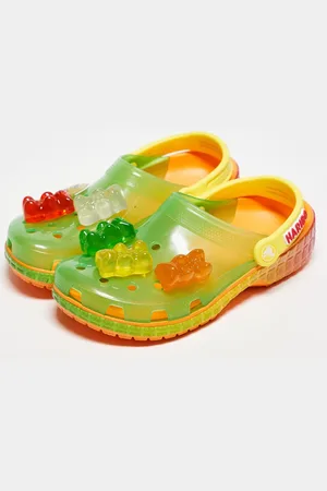 Crocs Zuecos multicolores con diseño de Haribo de