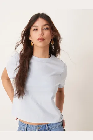 Free People Camiseta azul holgada Everyday de