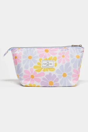 Flat Lay Company Neceser de maquillaje básico con estampado floral vibrante exclusivo de The Flat Lay Co. x ASOS-Multicolor