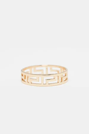 ASOS Anillo con diseño de grecas caladas de