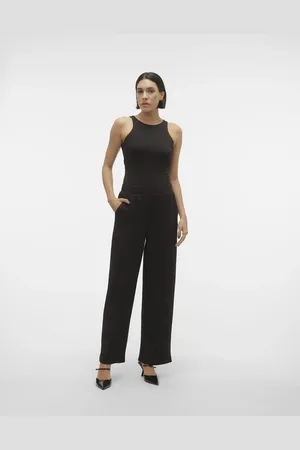 VERO MODA Pantalones de pernera ancha en de