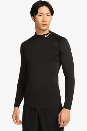 Nike Camiseta negra de manga larga Dri-FIT de -Azul