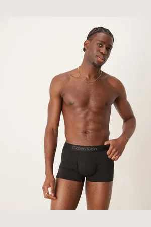 Calvin Klein Calzoncillos negros de talle bajo técnicos de microfibra de