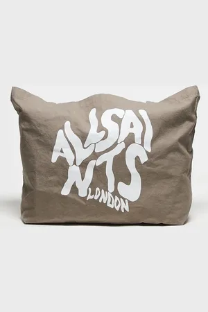 AllSaints Bolso tote marrón castaño unisex estilo shopper Orlando de