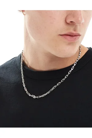 ASOS Collar de cadena de eslabones texturizados de