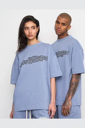 Multiply Apparel Camiseta azul extragrande Respect de