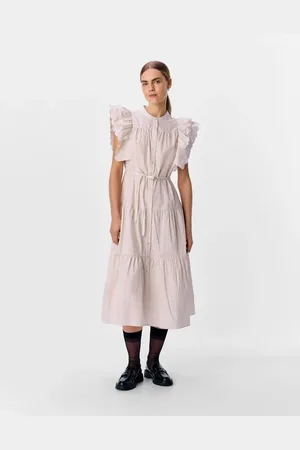Object Vestido largo blanco arena de