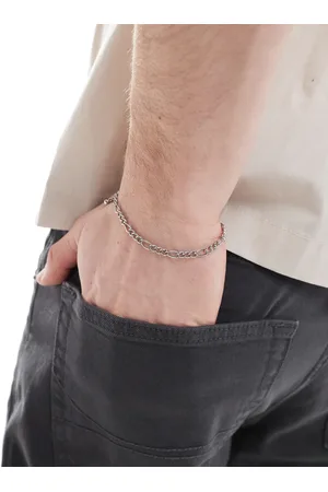ASOS Pulsera de cadena fígaro en de
