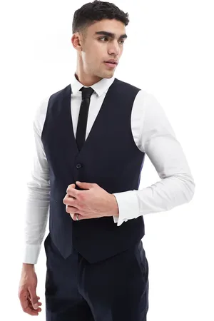 ASOS Chaleco de traje de corte slim de