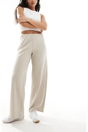 VERO MODA Pantalones de corte suelto sin cierres con de -Neutro