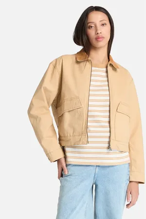 Timberland Chaqueta color lavado de lona Strafford de -Marrón