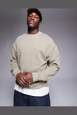 HUGO BOSS Sudadera holgada con logo en el centro Dapocrew de