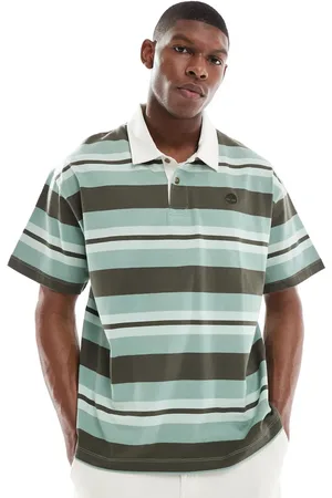 Timberland Polo a rayas de estilo rugby de
