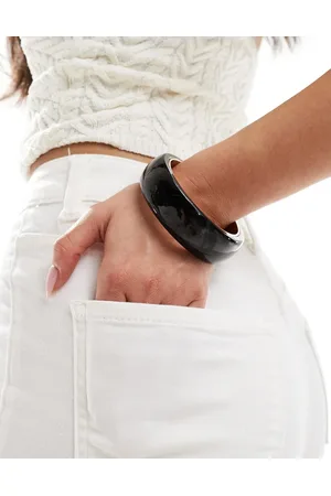 ASOS Pulsera rígida con detalle marmoleado de