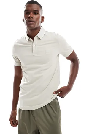 HUGO BOSS Polo de corte slim con ribetes y logo distintivo de piqué Passertip de -Neutro