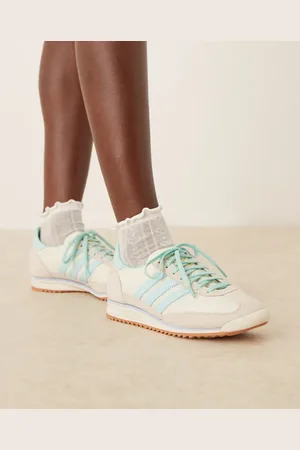 adidas Zapatillas de deporte blanco hueso y azules SL 72 OG de