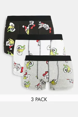 Only & Sons Pack de 3 calzoncillos con estampado de los Looney Tunes de -Multicolor