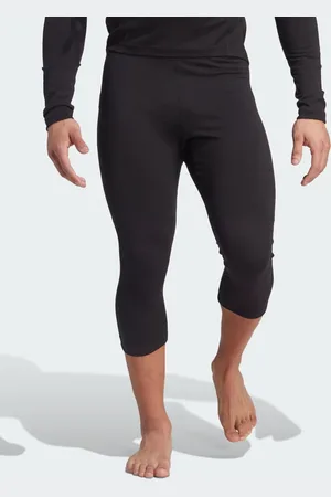 adidas Leggings 3/4 interiores negros con lana de merino Xperior 200 de