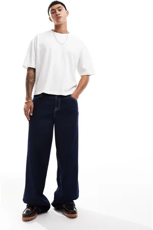 ASOS Vaqueros azul añil muy holgados de