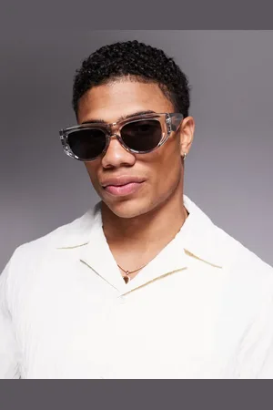 ASOS Gafas de sol transparentes gruesas con lentes ahumadas de