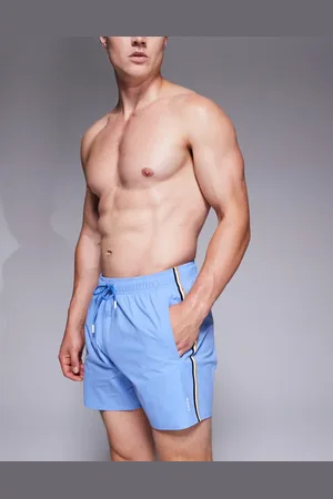 HUGO BOSS Shorts de baño con raya lateral y logo Iconic de BOSS