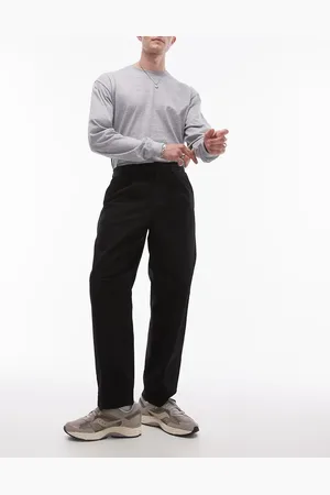 SELECTED Pantalones negros de corte suelto Art de