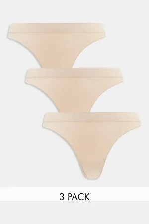 Weekday Pack de 3 tangas Cat de - neutro