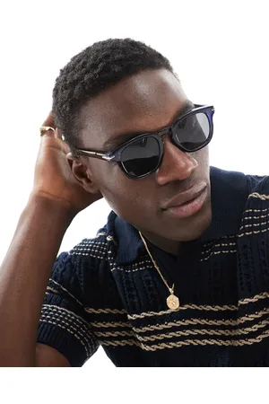 ASOS Gafas de sol cristalino redondas con lentes ahumadas de