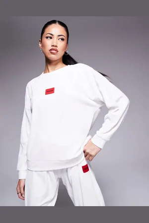 HUGO BOSS Sudadera blanco hueso suave Neve de HUGO Bodywear (parte de un conjunto)