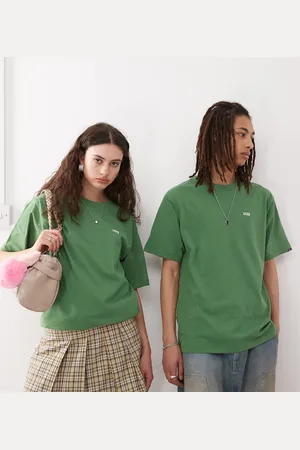 Vans Camiseta extragrande con logo en la parte izquierda del pecho de