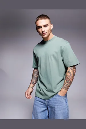 HUGO BOSS Camiseta caqui holgada Dapolino de -Rojo