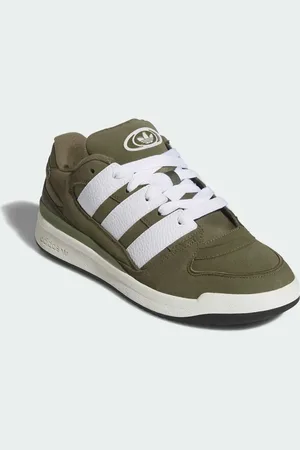adidas Zapatillas de deporte verde oliva y blanco nube Forum2000 de
