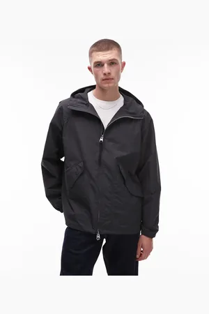 ARKET Chaqueta cortavientos con capucha y cremallera delantera de