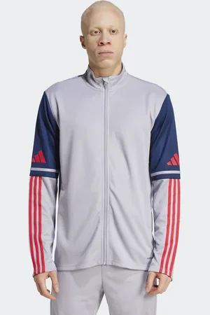adidas Chaqueta de entrenamiento gris gloria y azul marino Squadra 25 de
