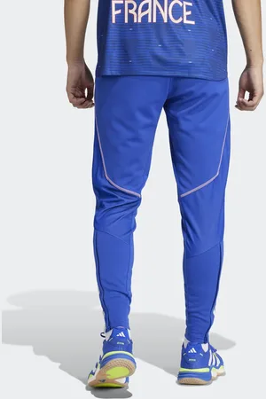 adidas Pantalones de entrenamiento pálido con diseño de la selección de balonmano de Francia de