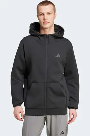 adidas Chaqueta de chándal negra con cremallera Designed for Training de
