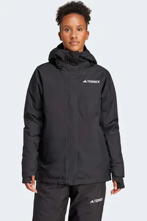 adidas Chaqueta negra aislante Terrex Multi 2L RAIN.RDY de