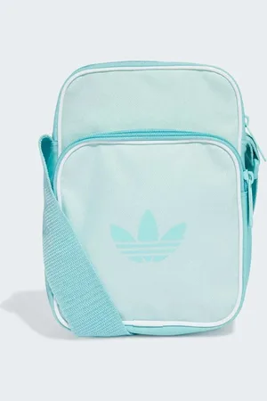 adidas Bolso pequeño azul aguamarina tenue clásico Adicolor de