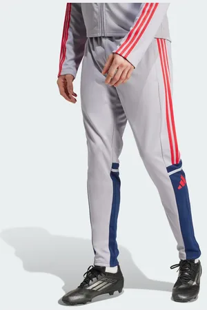 adidas Pantalones deportivos gris gloria y azul marino 25 Squadra de