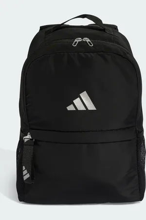 adidas Mochila negra y plateado metalizado Sport de -Negro