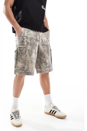 Hollister Pantalones cortos cargo holgados con estampado de camuflaje de -Verde
