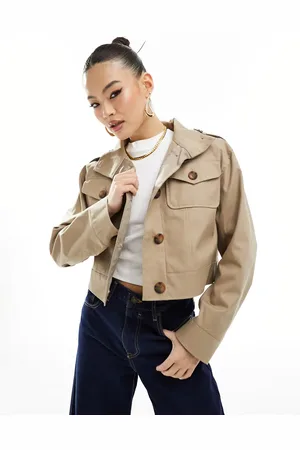 River Island Gabardina corta de - neutro