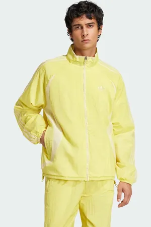 adidas Chaqueta de chándal color azufre y amarillo pálido Adicolor 2000s de