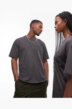 Dickies Camiseta negra con logo pequeño estilo cuerda a tono de estilo wéstern de