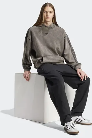 adidas Pantalones negros básicos con bajos abiertos Premium Essentials de